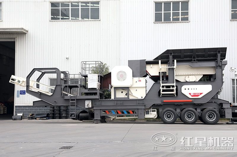 紅星移動石頭碎砂機(jī)展示